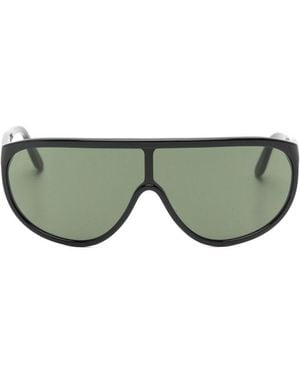 TOTEME Shield Aviator Sunglasses - Green