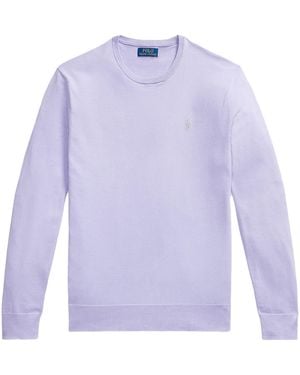 Polo Ralph Lauren Logo Jumper - Purple