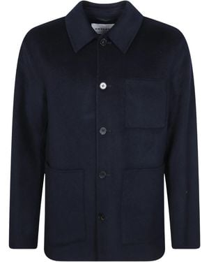 Amaranto Button-Up Shirt Jacket - Blue