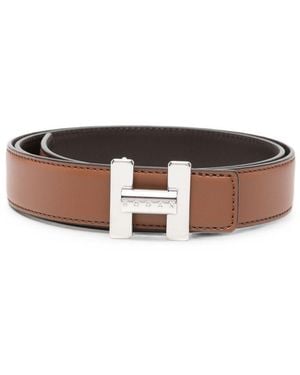Hogan Leather Belt - Brown