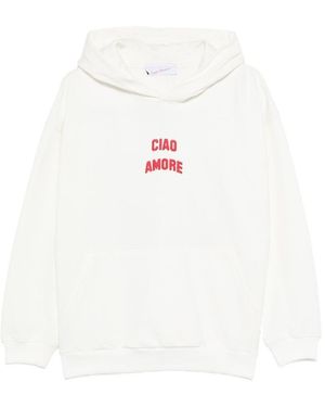 Giada Benincasa Hello Love Sweatshirt - White