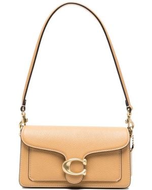 COACH Tabby 20 Leather Shoulder Bag - Natural