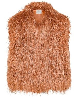forte_forte Ecofur Vest - Orange