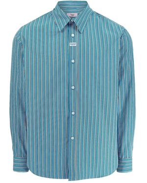 Martine Rose Cotton Shirt - Blue