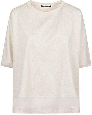 MIZUIRO Cotton T-Shirt - White