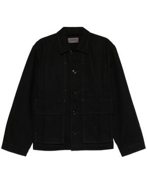 Lemaire Denim Cotton Jacket - Black