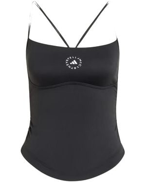 adidas By Stella McCartney Logo Tank Top - Black