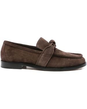 Bottega Veneta Leather Moccasin - Brown