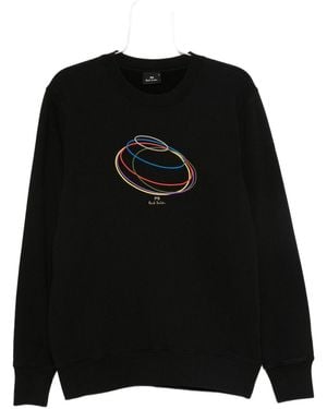 Paul Smith Rings Cotton Sweatshirt - Black