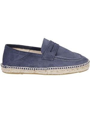 Manebí Flat Shoes Blue - Black