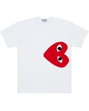 COMME DES GARÇONS PLAY Cotton T-Shirt - White