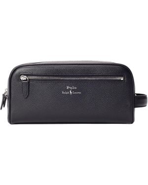 Polo Ralph Lauren Leather Beauty Case - Black