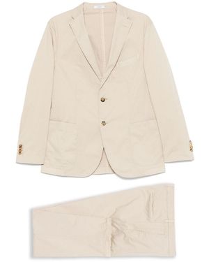 Boglioli Cotton Suit - Natural