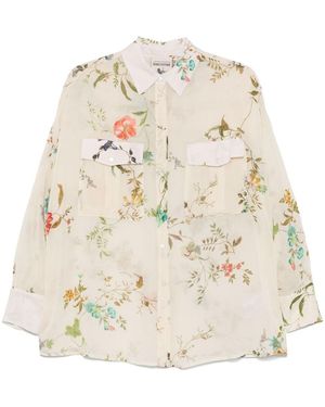 Semicouture Camicia Tiffany Stampata - Neutro