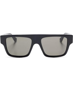 Gucci Rectangular Shape Sunglasses - Grey