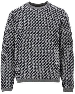 Emporio Armani Wool Crewneck Jumper - Grey