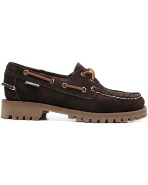 Sebago Platform Moccasin - Brown