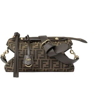 Fendi By The Way Medium Leather Handbag - Brown