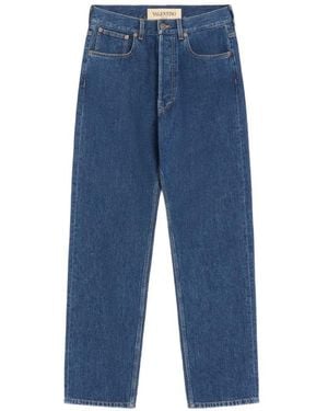 Valentino Vgold Denim Jeans - Blue
