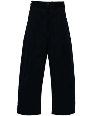 Studio Nicholson Cotton Trousers - Blue