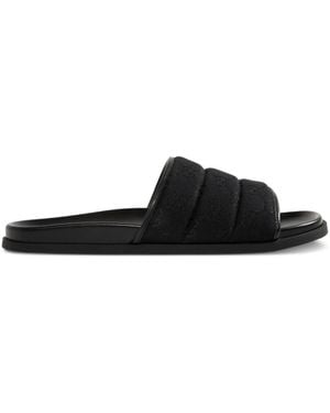 Gucci Gg Slides Sandali Nero-Uomo