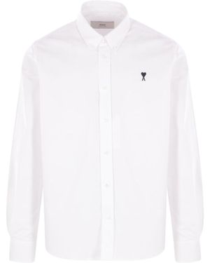 Ami Paris Shirt With Logo - White