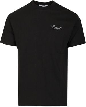 Givenchy Logo Cotton T-Shirt - Black