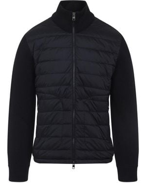 Moncler Padded Cardigan - Blue