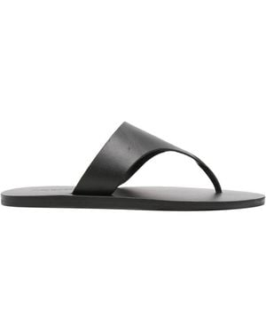 Manebí Leahter Thong Sandals - Black