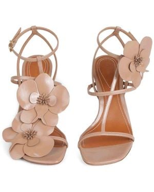 Zimmermann Orchid Leather Sandals - Pink