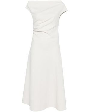 P.A.R.O.S.H. Midi Dress - White