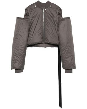 Rick Owens Convertible Down Jacket - Grey