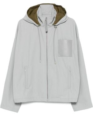 Loewe Cotton Hooded Jacket - Grey