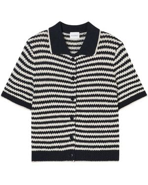 Closed Knitted Cardigan - Black