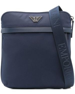 Emporio Armani Nylon Crossbody Bag - Blue