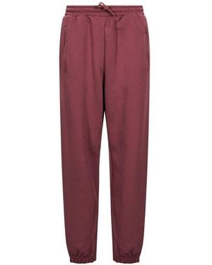 adidas By Stella McCartney Logo Cotton Blend Trousers - Red