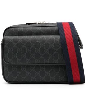 Gucci Ophidia Gg Crossbody Bag - Black