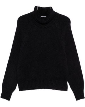 Susanne Bommer Wool Turtle-Neck Jumper - Black