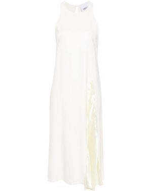 Erika Cavallini Semi Couture Sleeveless Midi Dress - White