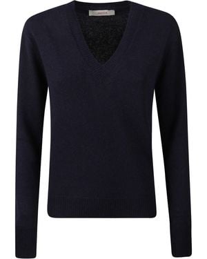 Jucca V-Neck Pullover - Blue