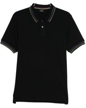 Paul Smith Cotton Polo Shirt - Black