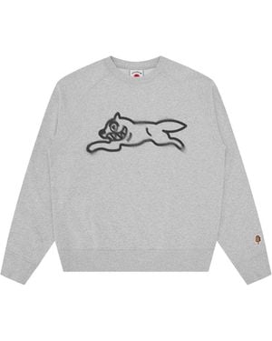 ICECREAM Running Dog Cotton Sweatshirt - Grey