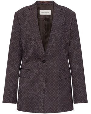 Dries Van Noten Baftan Single-Breasted Jacket - Black