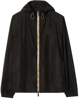 Burberry Nylon Blouson Jacket - Black