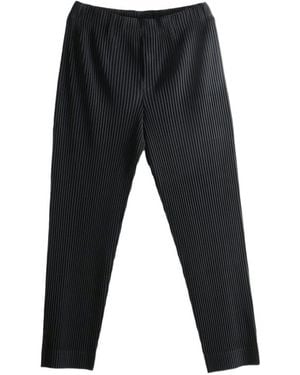 Homme Plissé Issey Miyake Pleated Trousers - Black