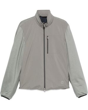 Brioni Nylon Golf Blosuon Jacket - Grey