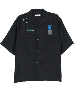 Undercover Shirt With Embroidery - Blue