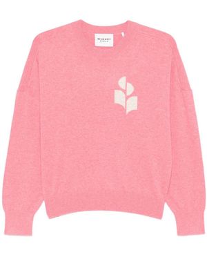 Isabel Marant Marisans Cotton And Wool Jumper - Pink