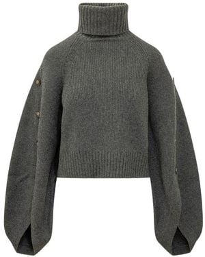 Zimmermann Valiant Wool Sweater - Grey