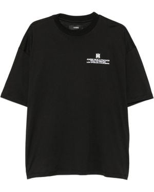 Amiri T-Shirt With Logo - Black